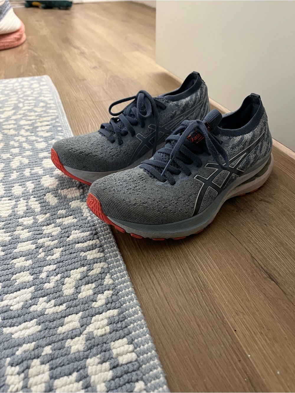 Asics Blue and White Gel Kayano